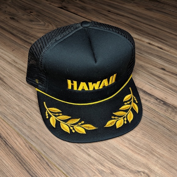 Vintage Other - Retro Hawaii Military Snapback Hat